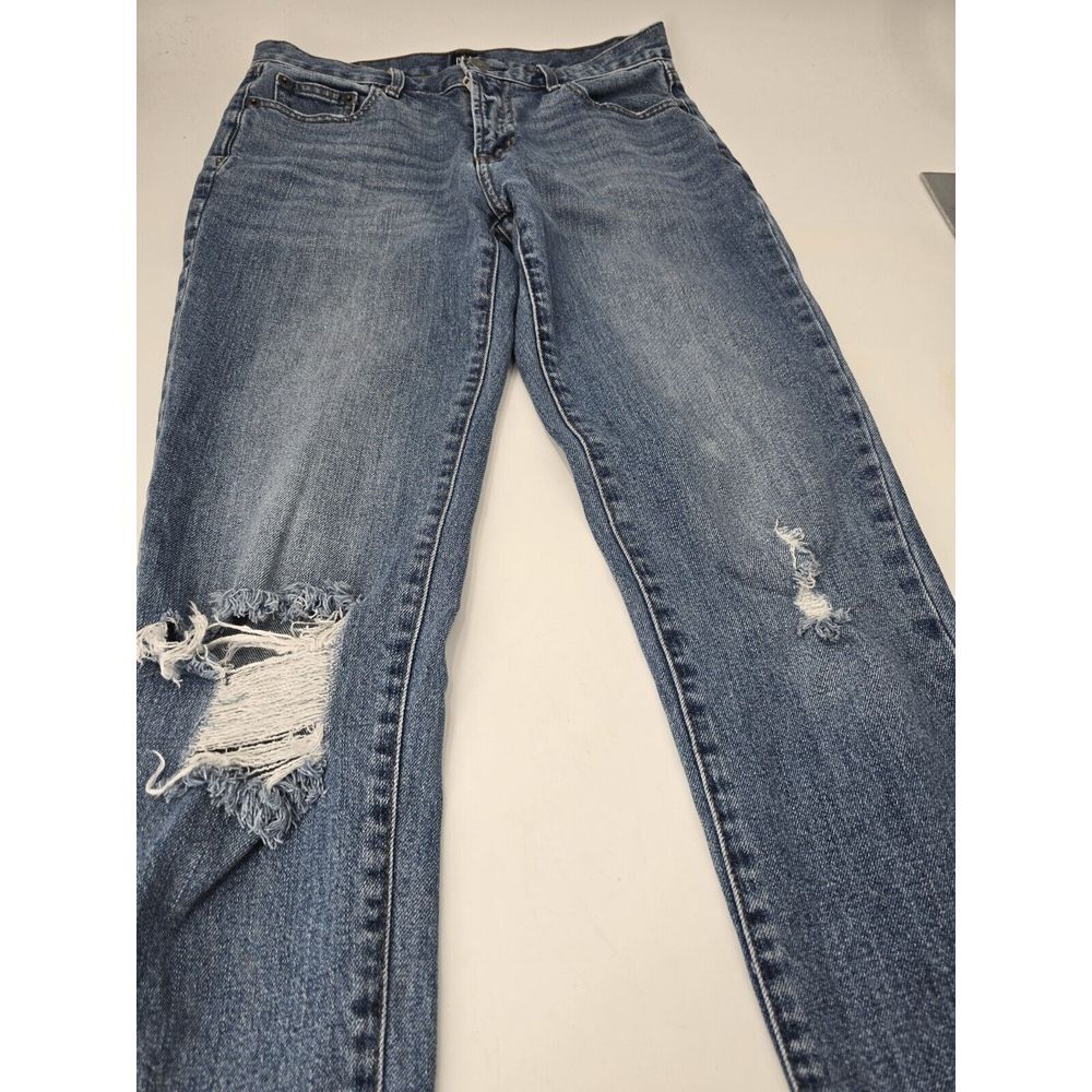 Gap Jeans Women's 25 Blue‎ Medium Wash Best Girlfriend  EST. 1969 DENIM FRAYED